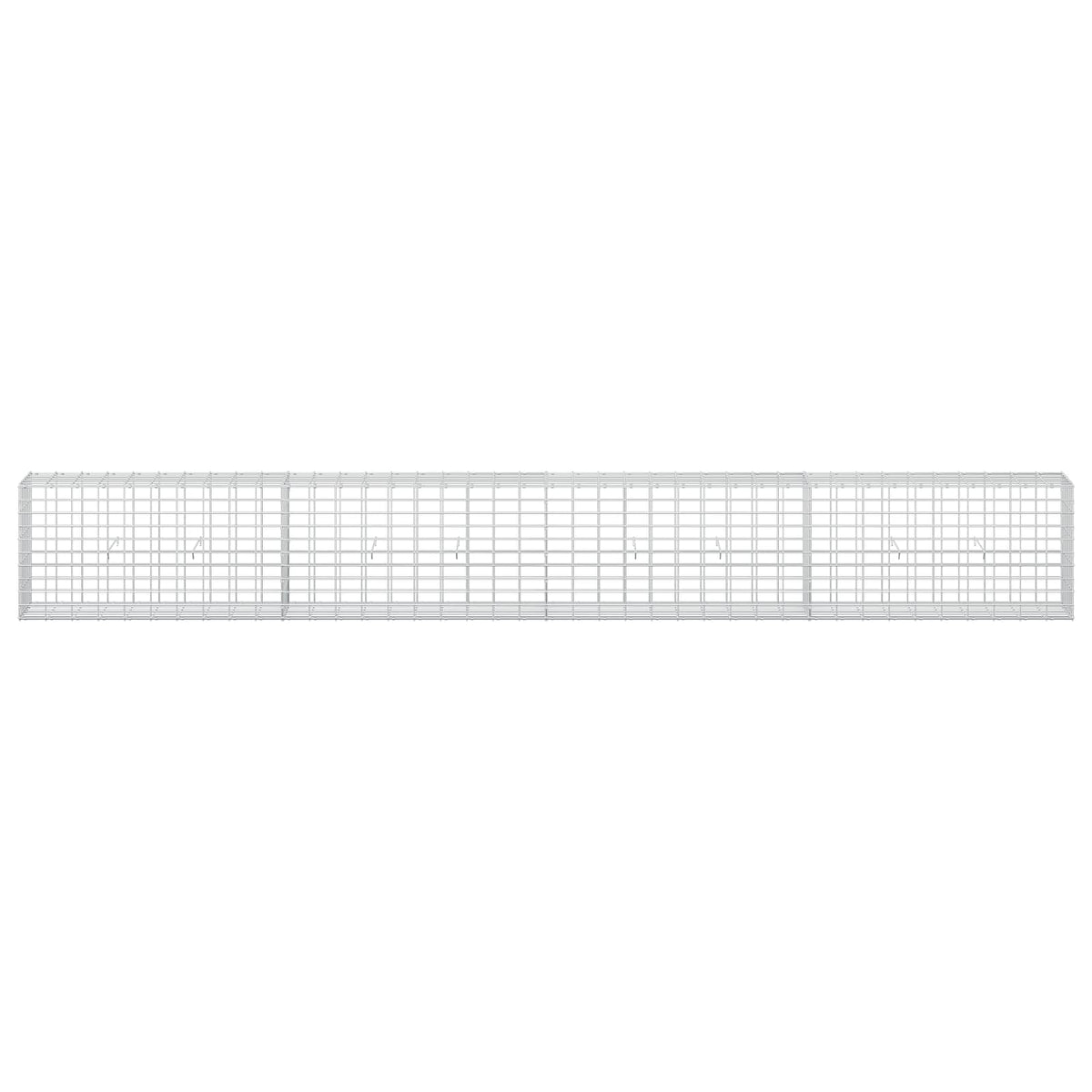 vidaXL Gabion z drutem 5 mm i siatką 5x10 cm 400x30x50 cm