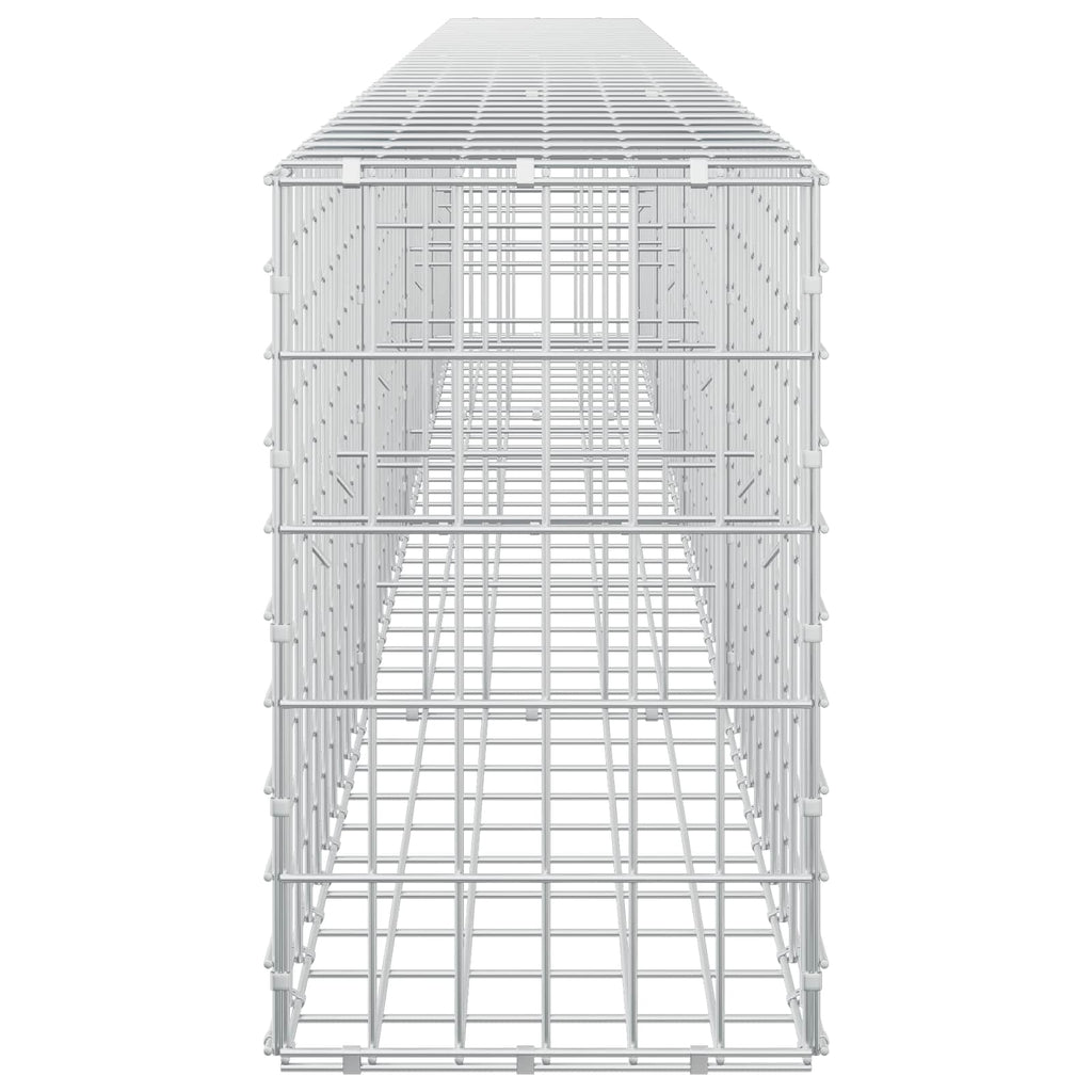 vidaXL Gabion z drutem 5 mm i siatką 5x10 cm 400x30x50 cm