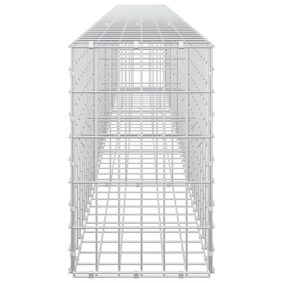 vidaXL Gabion z drutem 5 mm i siatką 5x10 cm 400x30x50 cm