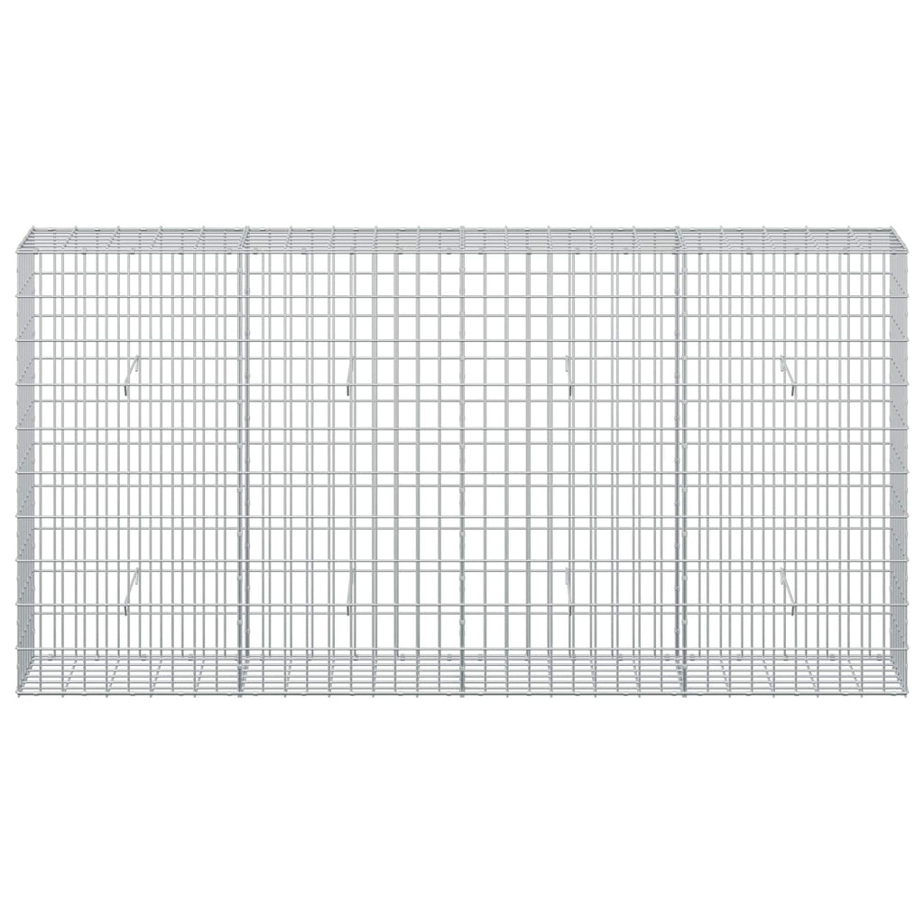 vidaXL Gabion z drutem 5 mm i siatką 5x10 cm 200x30x100 cm