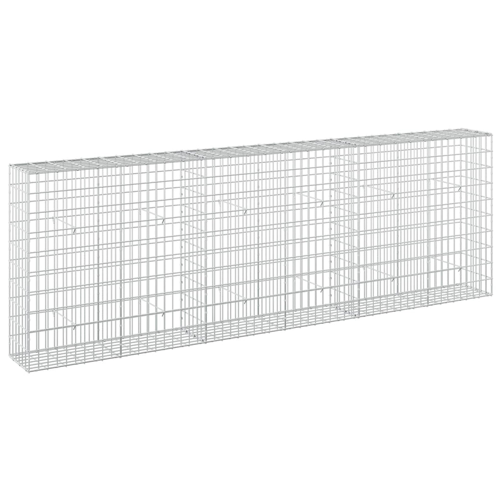vidaXL Gabion z drutem 5 mm i siatką 5x10 cm 300x30x100 cm