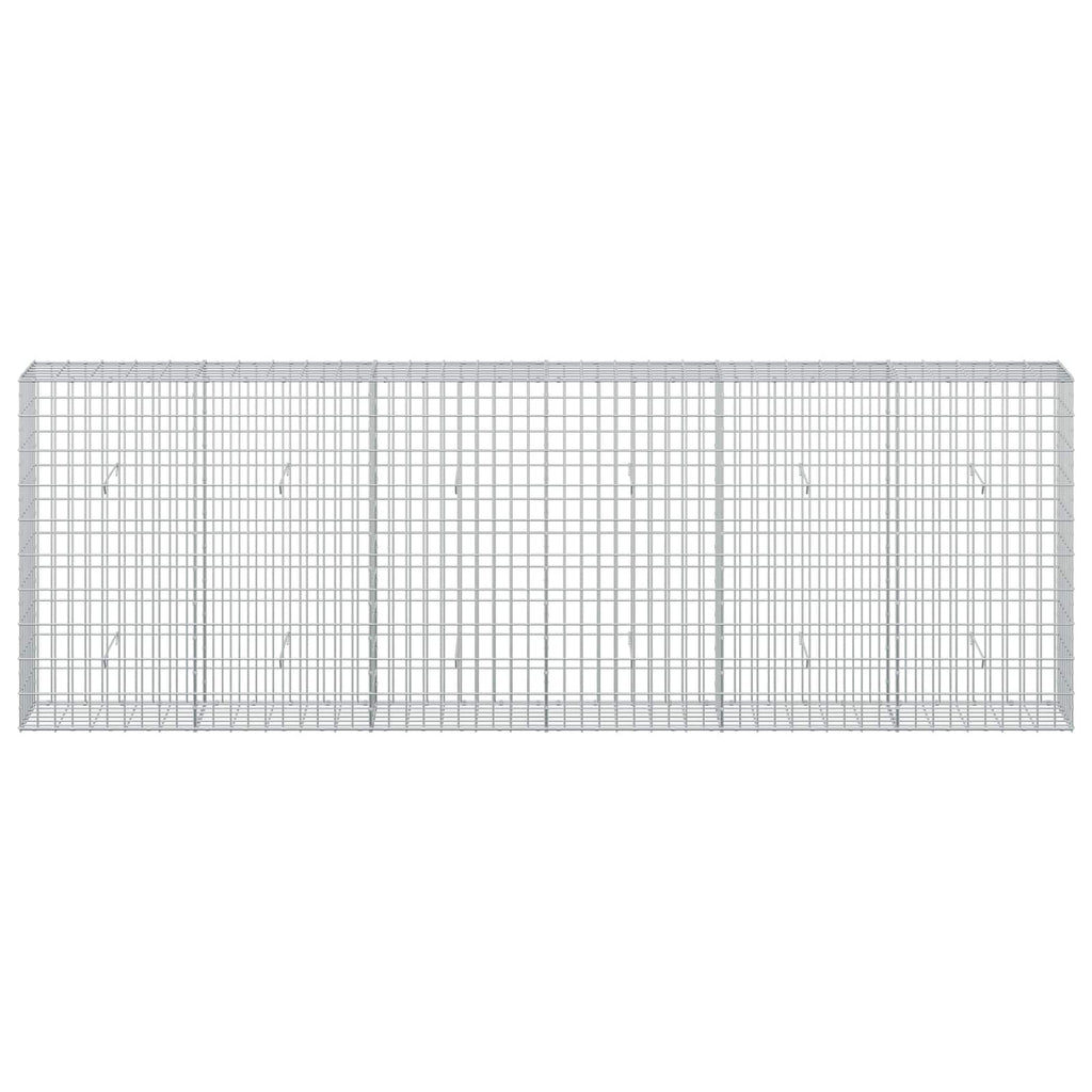 vidaXL Gabion z drutem 5 mm i siatką 5x10 cm 300x30x100 cm