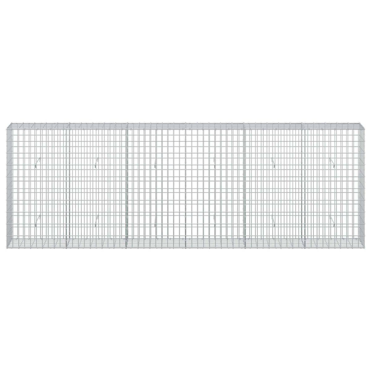 vidaXL Gabion z drutem 5 mm i siatką 5x10 cm 300x30x100 cm