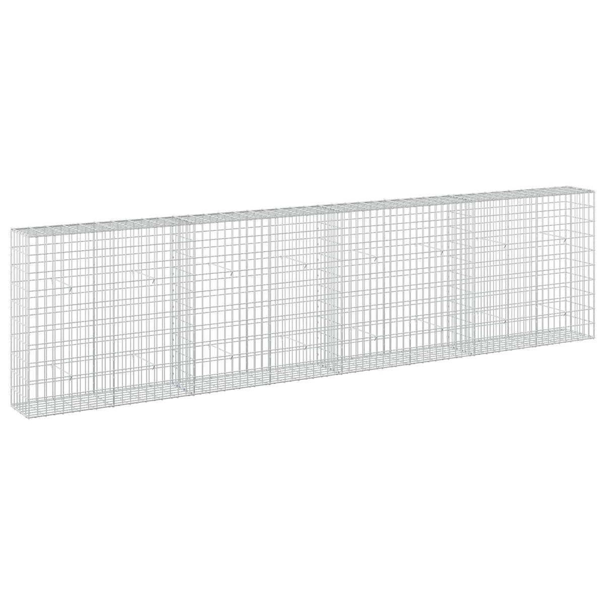 vidaXL Gabion z drutem 5 mm i siatką 5x10 cm 400x30x100 cm