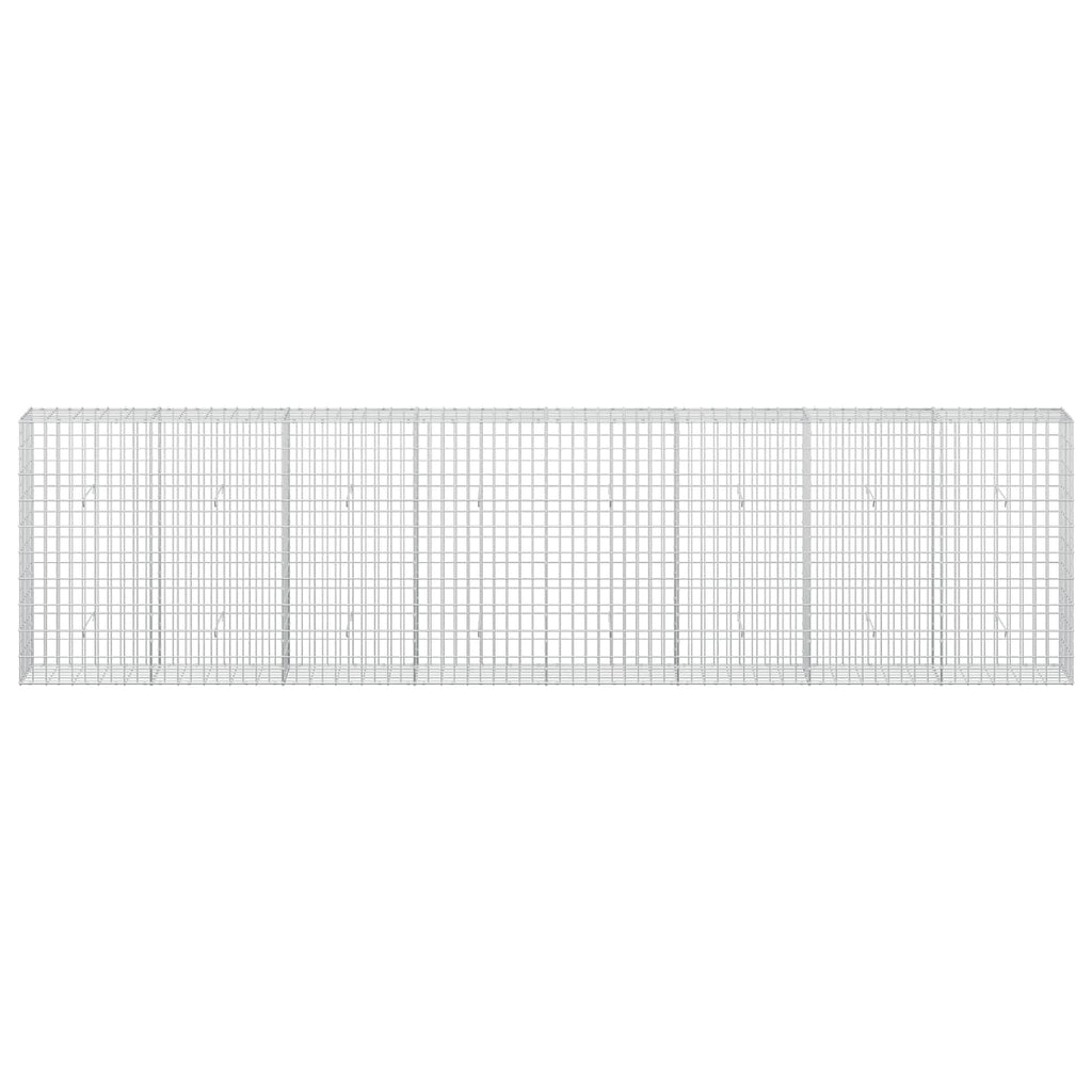vidaXL Gabion z drutem 5 mm i siatką 5x10 cm 400x30x100 cm
