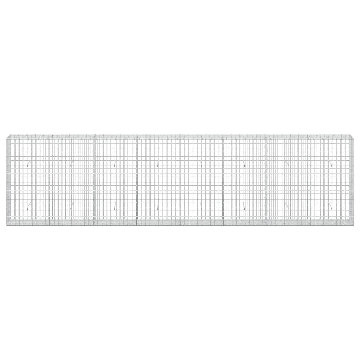 vidaXL Gabion z drutem 5 mm i siatką 5x10 cm 400x30x100 cm