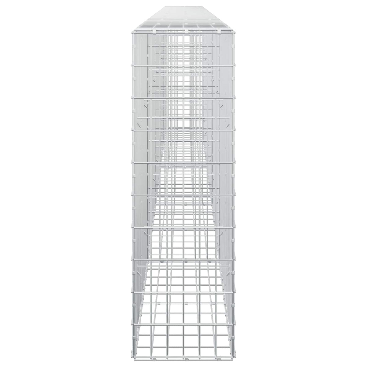 vidaXL Gabion z drutem 5 mm i siatką 5x10 cm 450x30x100 cm