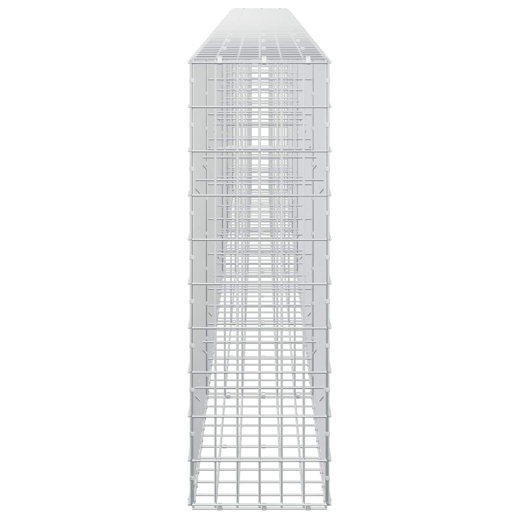 vidaXL Gabion z drutem 5 mm i siatką 5x10 cm 550x30x100 cm
