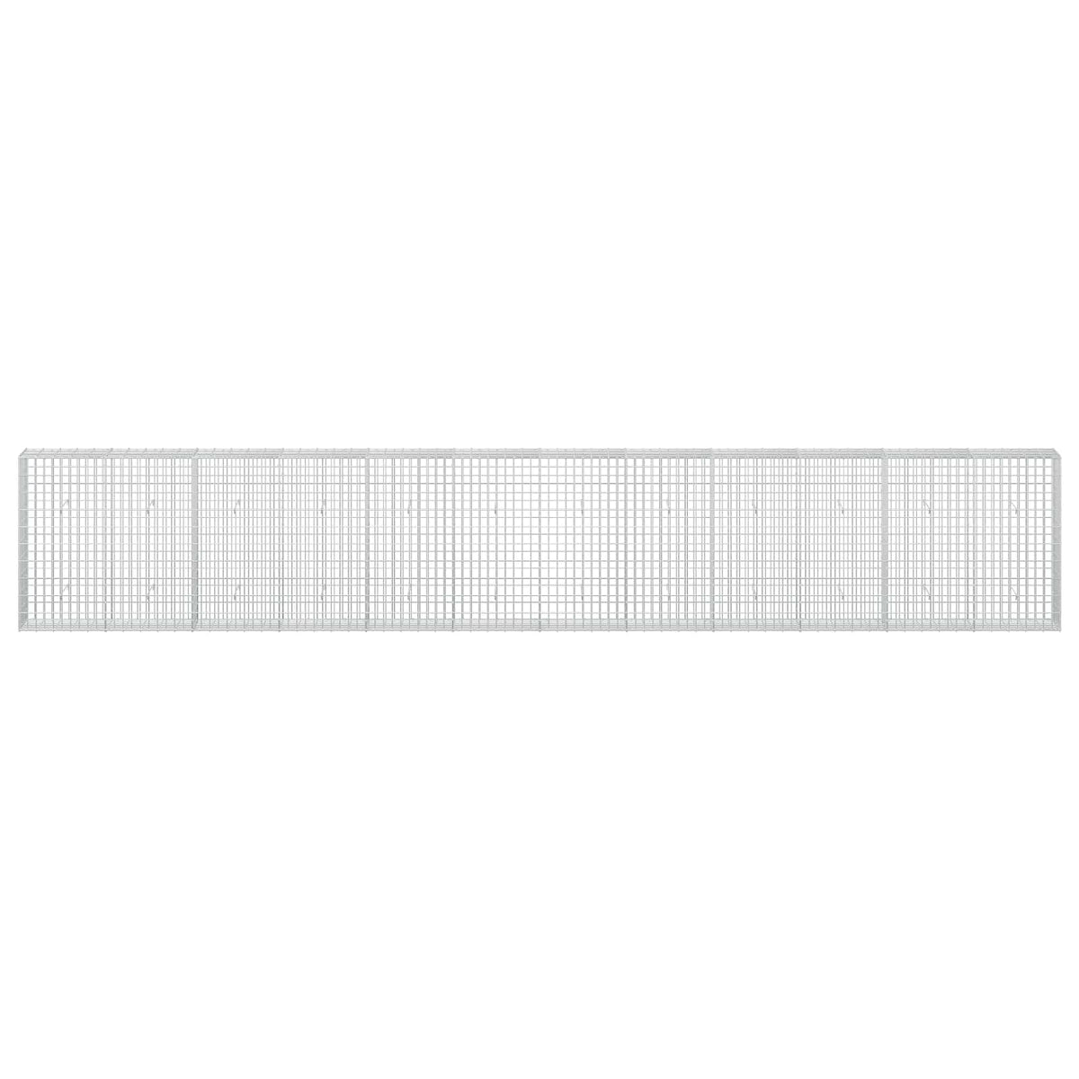 vidaXL Gabion z drutem 5 mm i siatką 5x10 cm 600x30x100 cm