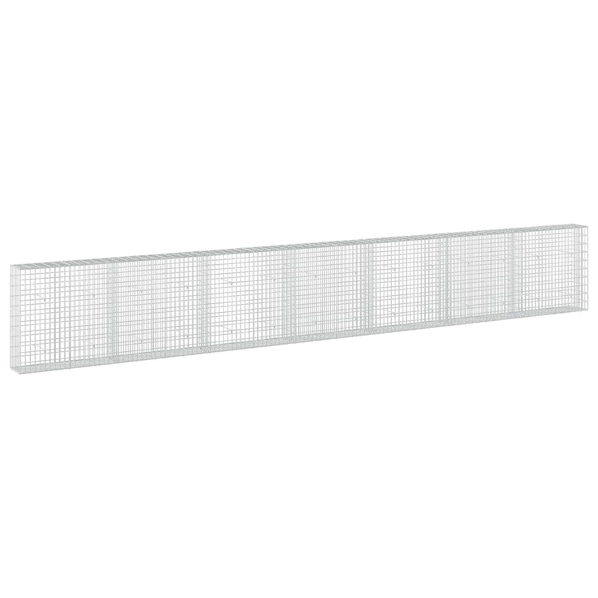 vidaXL Gabion z drutem 5 mm i siatką 5x10 cm 700x30x100 cm