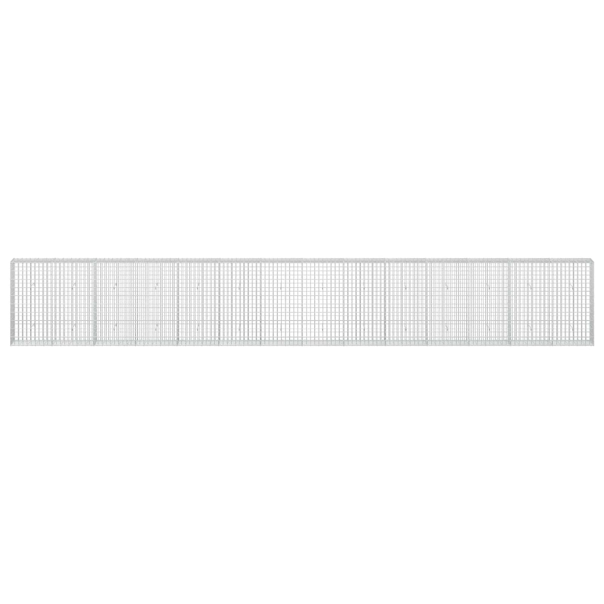 vidaXL Gabion z drutem 5 mm i siatką 5x10 cm 700x30x100 cm