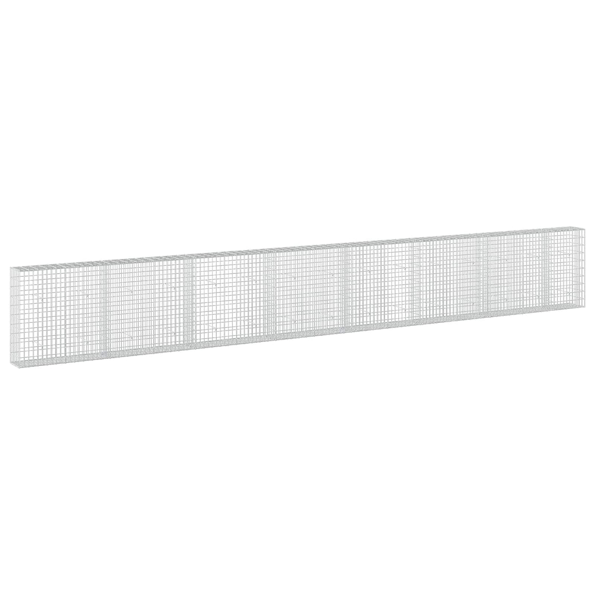vidaXL Gabion z drutem 5 mm i siatką 5x10 cm 750x30x100 cm