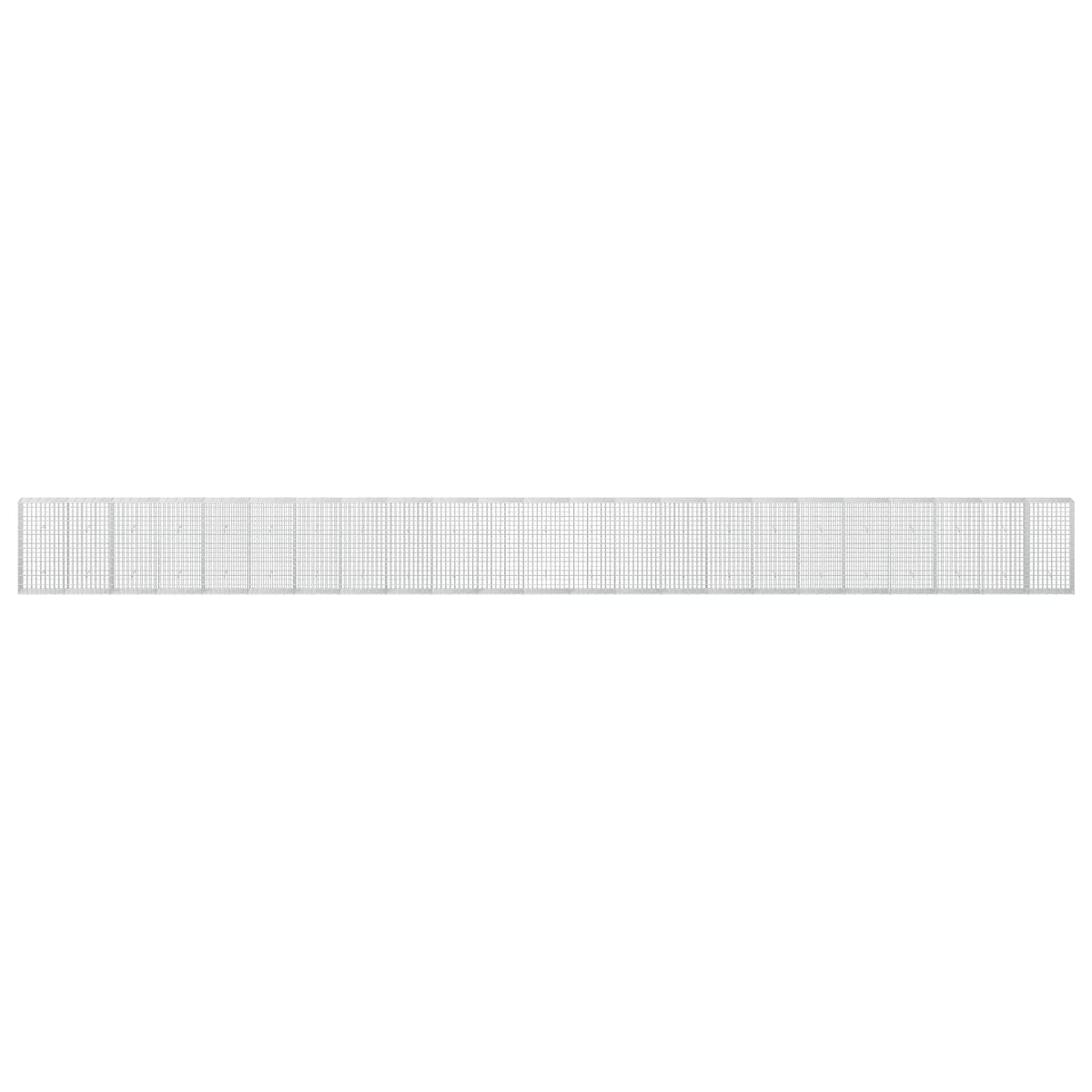 vidaXL Gabion z drutem 5 mm i siatką 5x10 cm 1150x30x100 cm