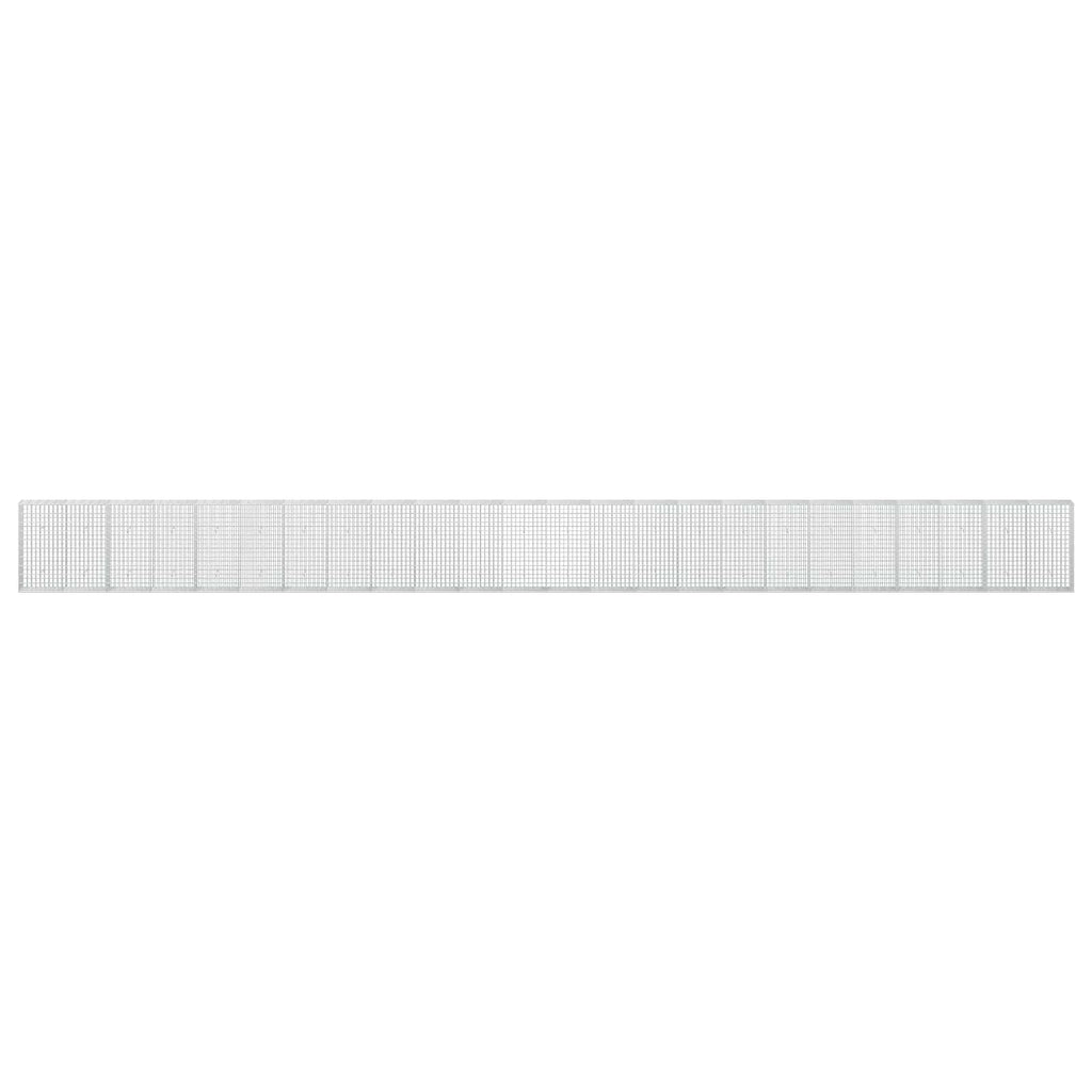 vidaXL Gabion z drutem 5 mm i siatką 5x10 cm 1200x30x100 cm