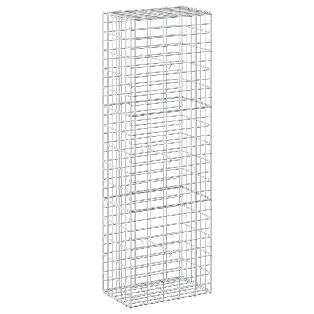 vidaXL Gabion z drutem 5 mm i siatką 5x10 cm 50x30x150 cm
