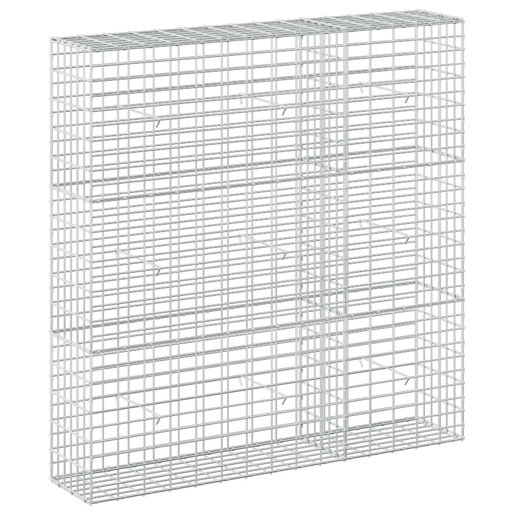 vidaXL Gabion z drutem 5 mm i siatką 5x10 cm 150x30x150 cm
