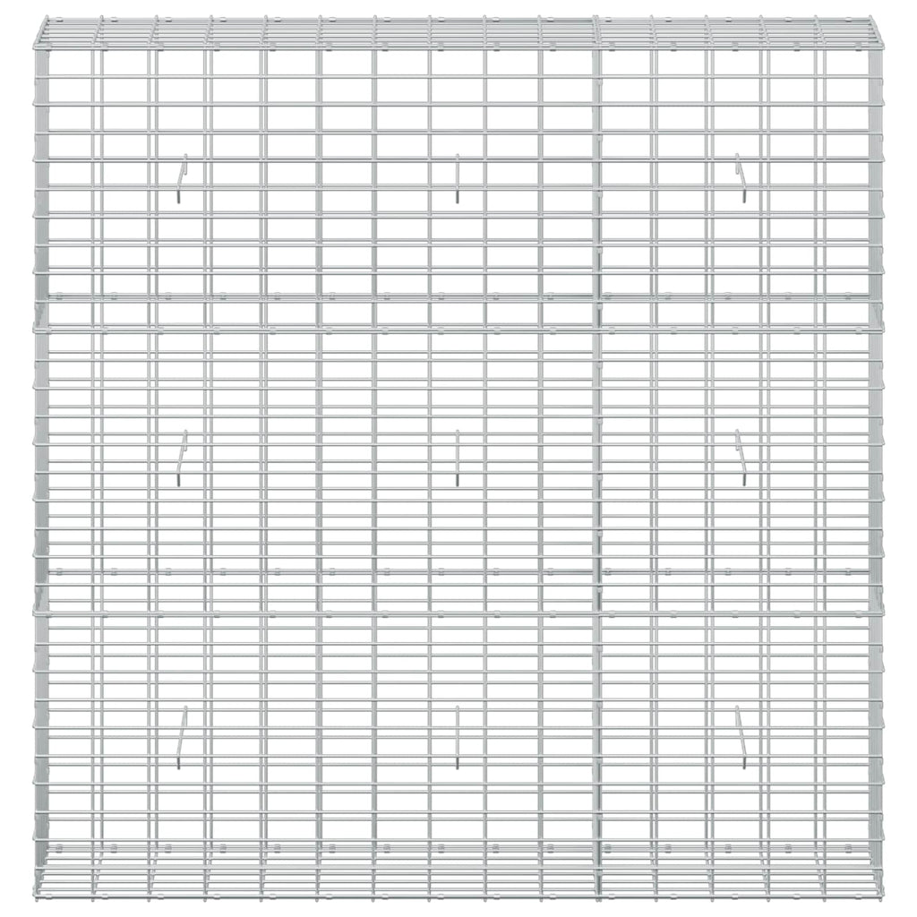 vidaXL Gabion z drutem 5 mm i siatką 5x10 cm 150x30x150 cm