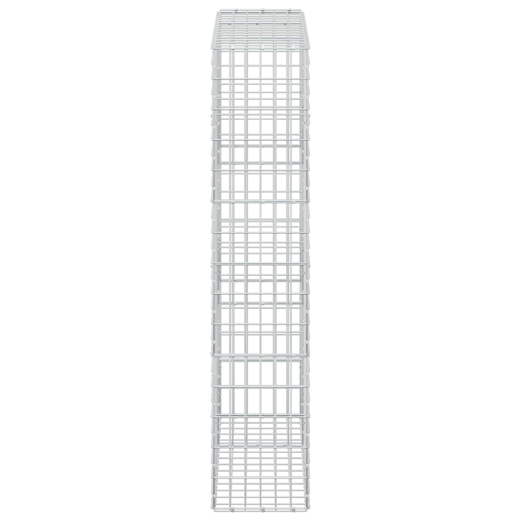 vidaXL Gabion z drutem 5 mm i siatką 5x10 cm 150x30x150 cm