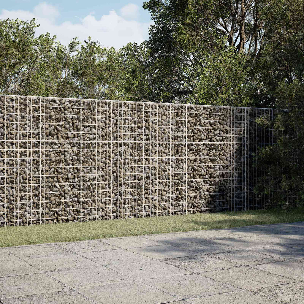 vidaXL Gabion z drutem 5 mm i siatką 5x10 cm 200x30x150 cm