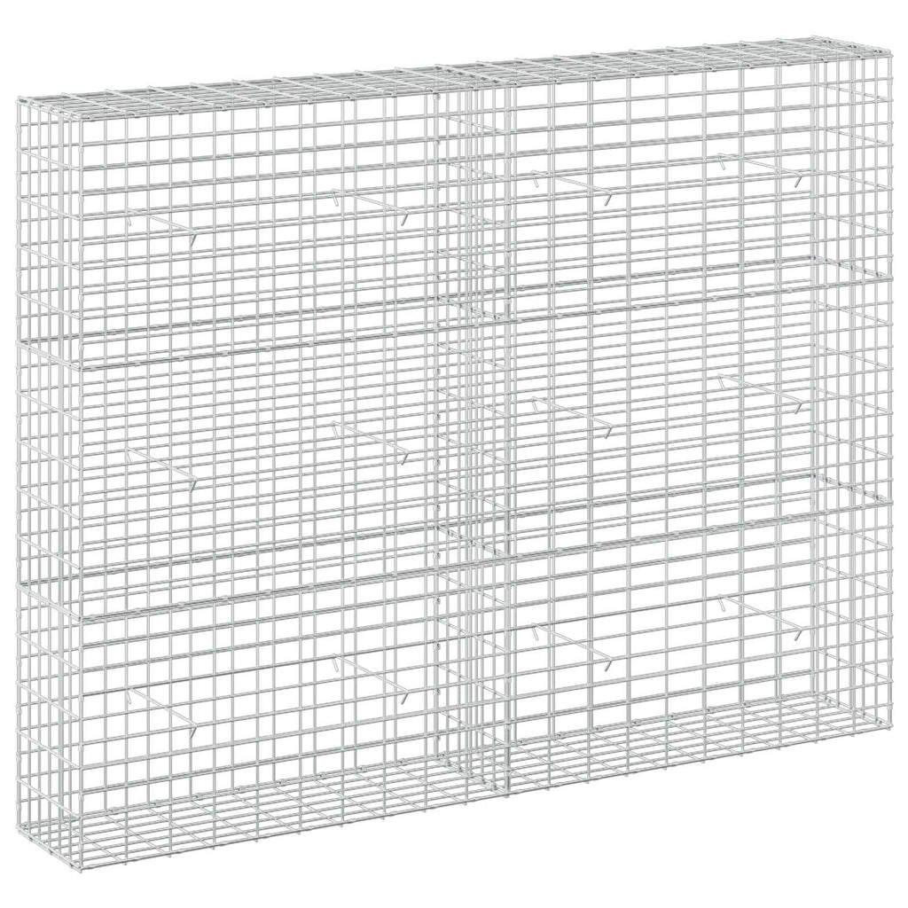 vidaXL Gabion z drutem 5 mm i siatką 5x10 cm 200x30x150 cm
