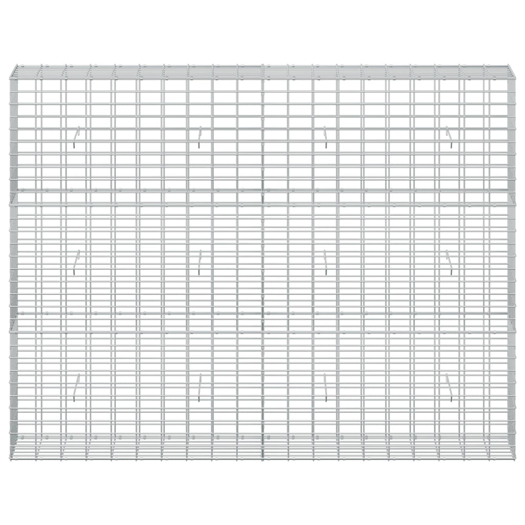 vidaXL Gabion z drutem 5 mm i siatką 5x10 cm 200x30x150 cm