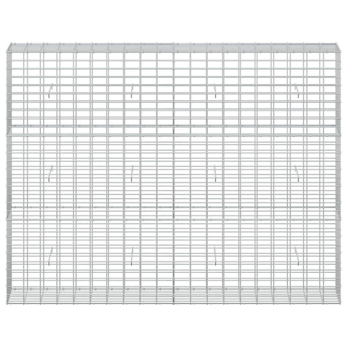 vidaXL Gabion z drutem 5 mm i siatką 5x10 cm 200x30x150 cm