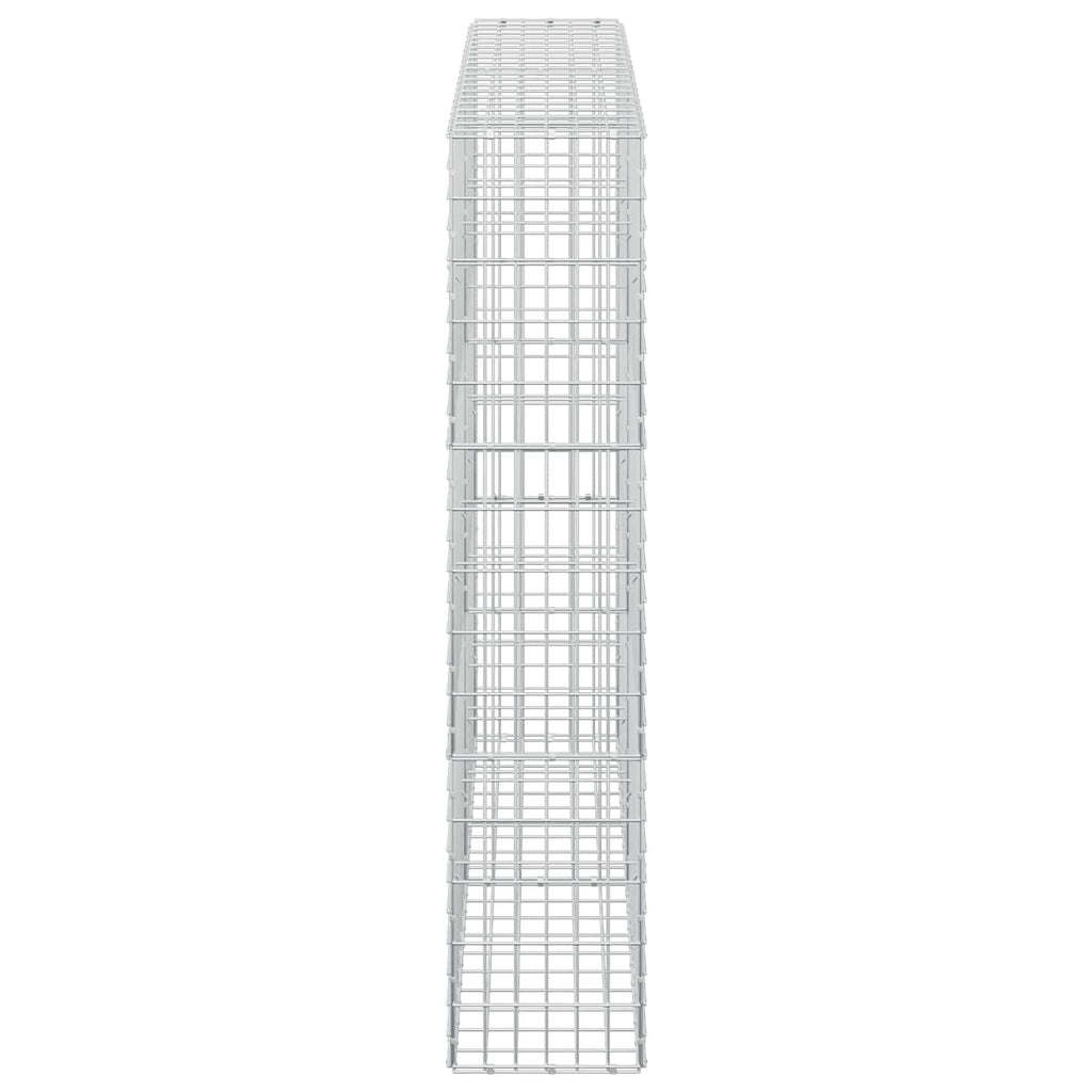 vidaXL Gabion z drutem 5 mm i siatką 5x10 cm 200x30x150 cm