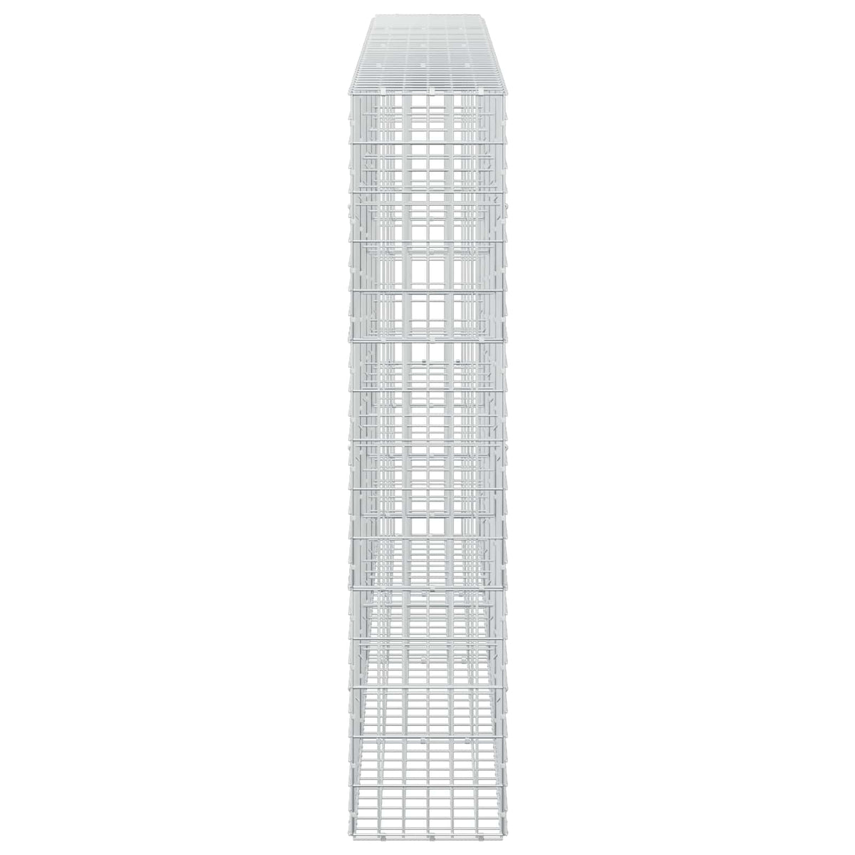 vidaXL Gabion z drutem 5 mm i siatką 5x10 cm 400x30x150 cm