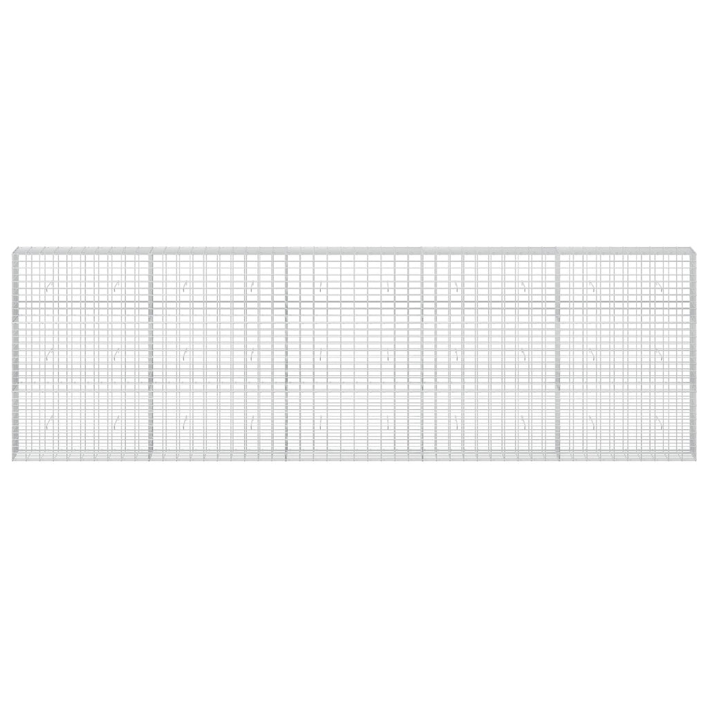 vidaXL Gabion z drutem 5 mm i siatką 5x10 cm 500x30x150 cm