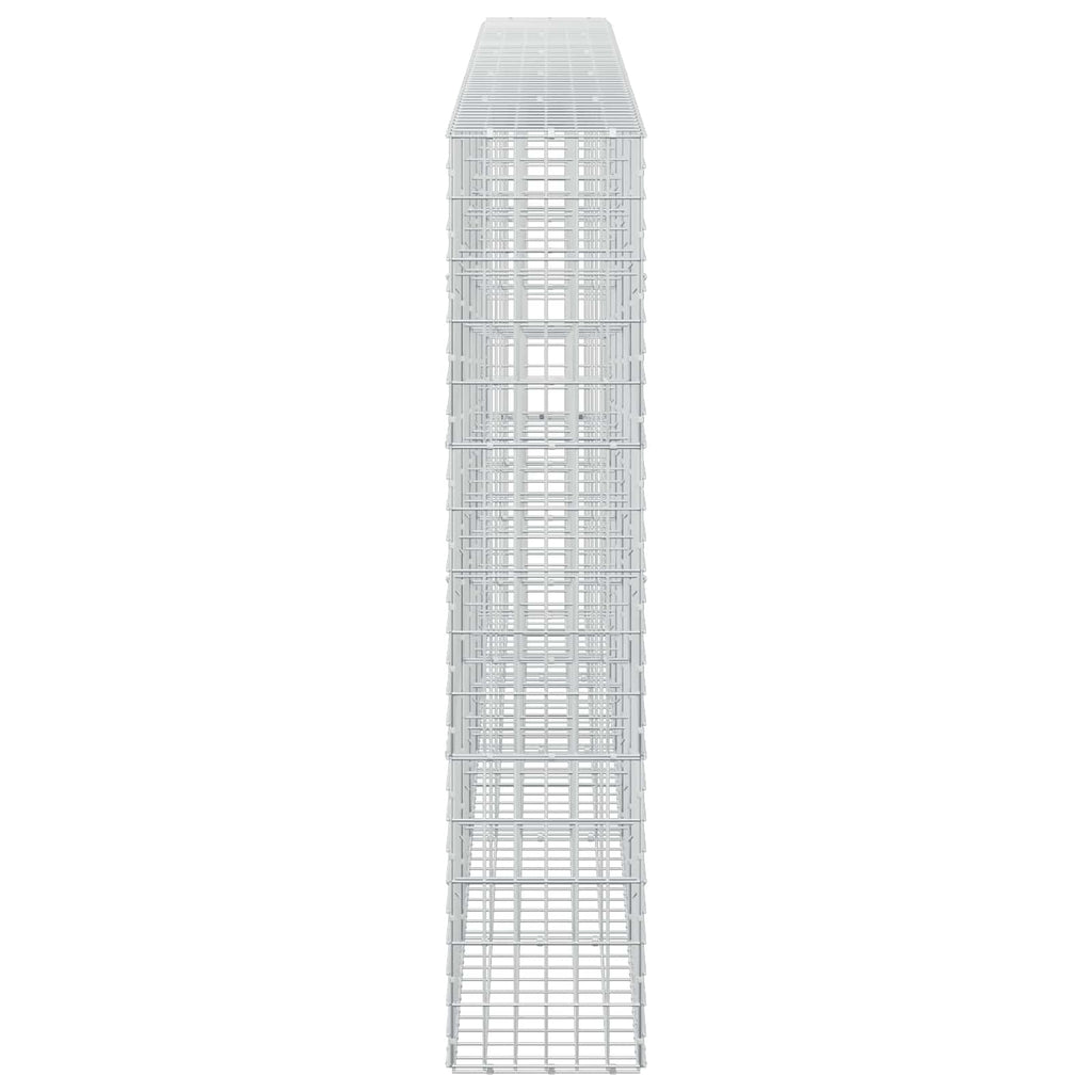 vidaXL Gabion z drutem 5 mm i siatką 5x10 cm 500x30x150 cm