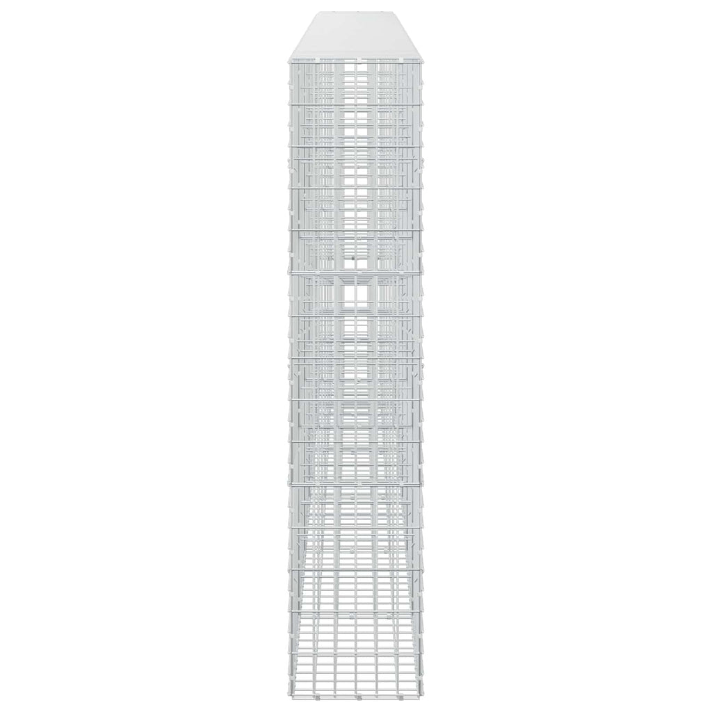 vidaXL Gabion z drutem 5 mm i siatką 5x10 cm 600x30x150 cm