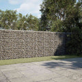 vidaXL Gabion z drutem 5 mm i siatką 5x10 cm 700x30x150 cm
