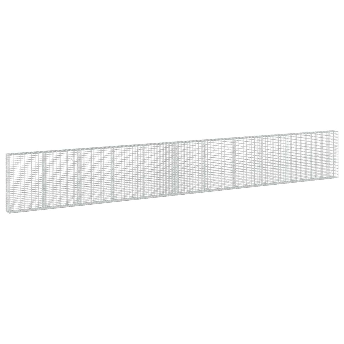 vidaXL Gabion z drutem 5 mm i siatką 5x10 cm 1100x30x150 cm