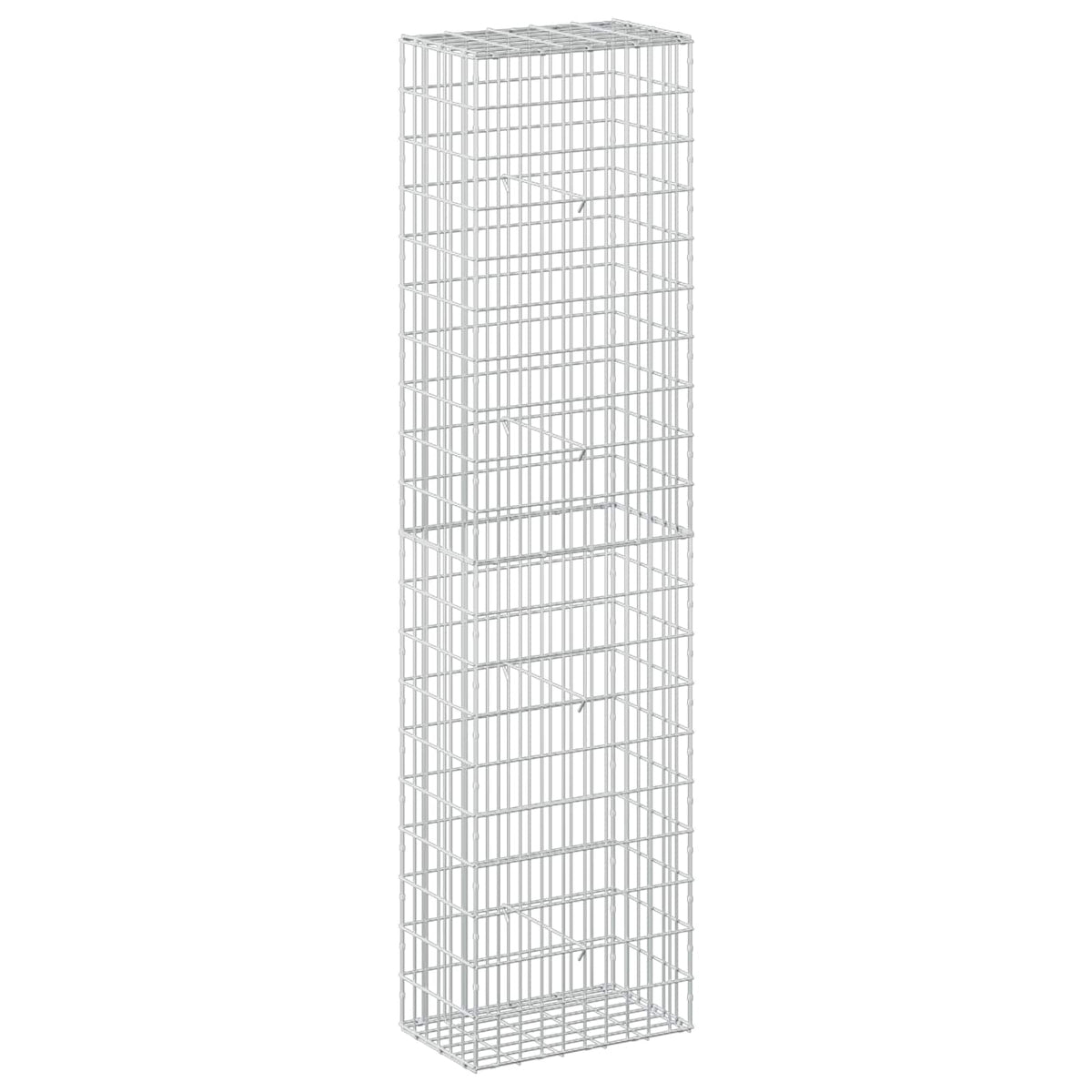 vidaXL Gabion z drutem 5 mm i siatką 5x10 cm 50x30x200 cm