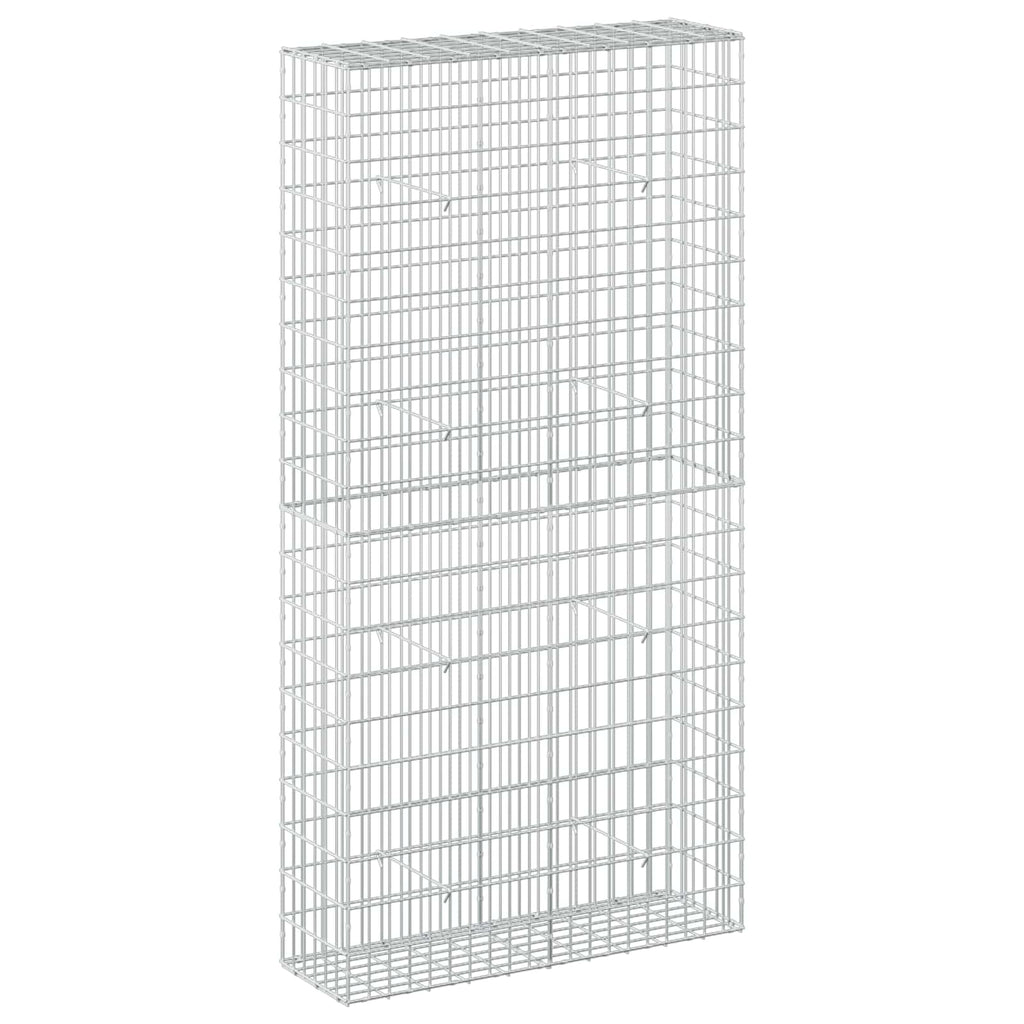 vidaXL Gabion z drutem 5 mm i siatką 5x10 cm 100x30x200 cm