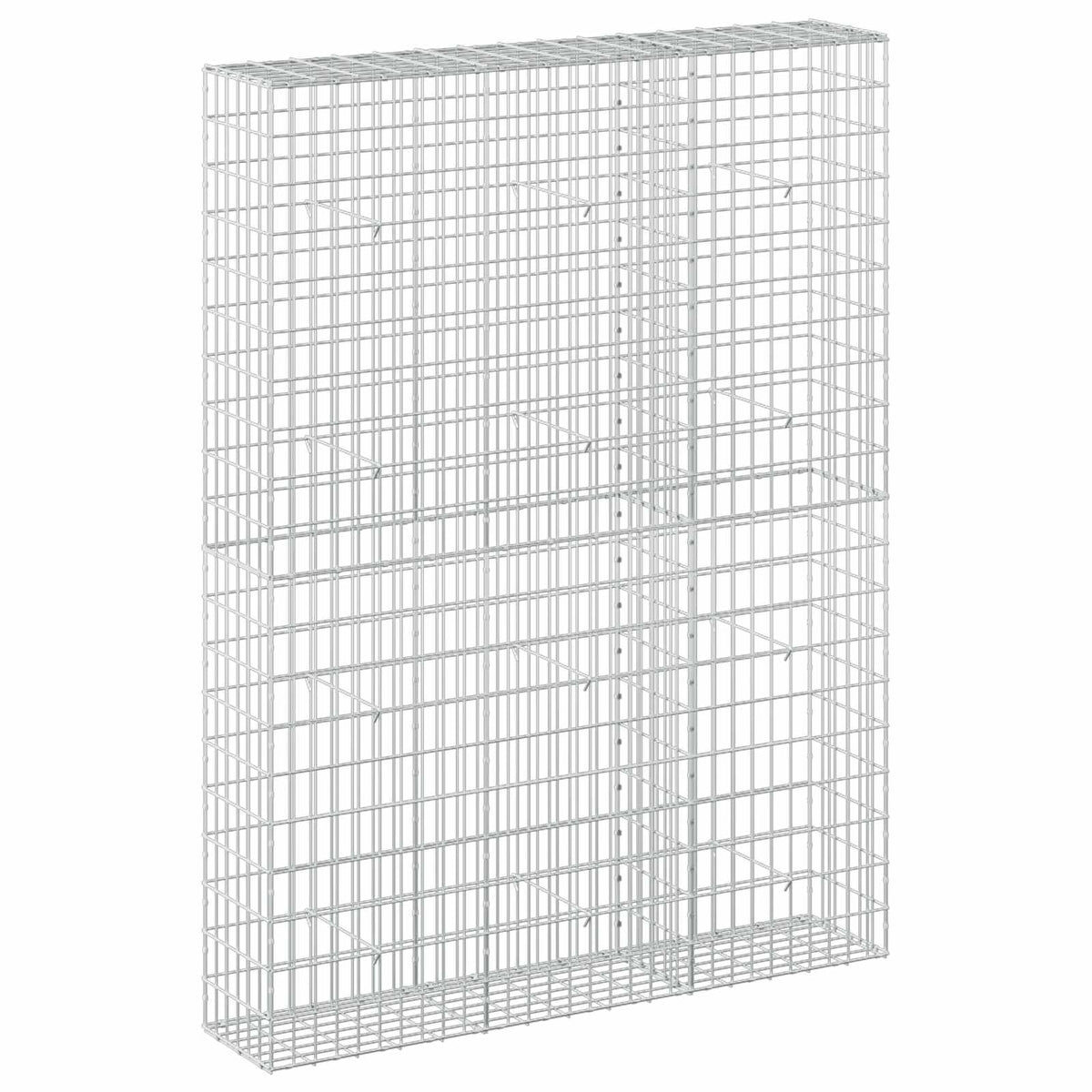 vidaXL Gabion z drutem 5 mm i siatką 5x10 cm 150x30x200 cm