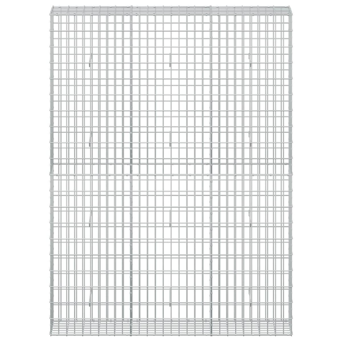 vidaXL Gabion z drutem 5 mm i siatką 5x10 cm 150x30x200 cm