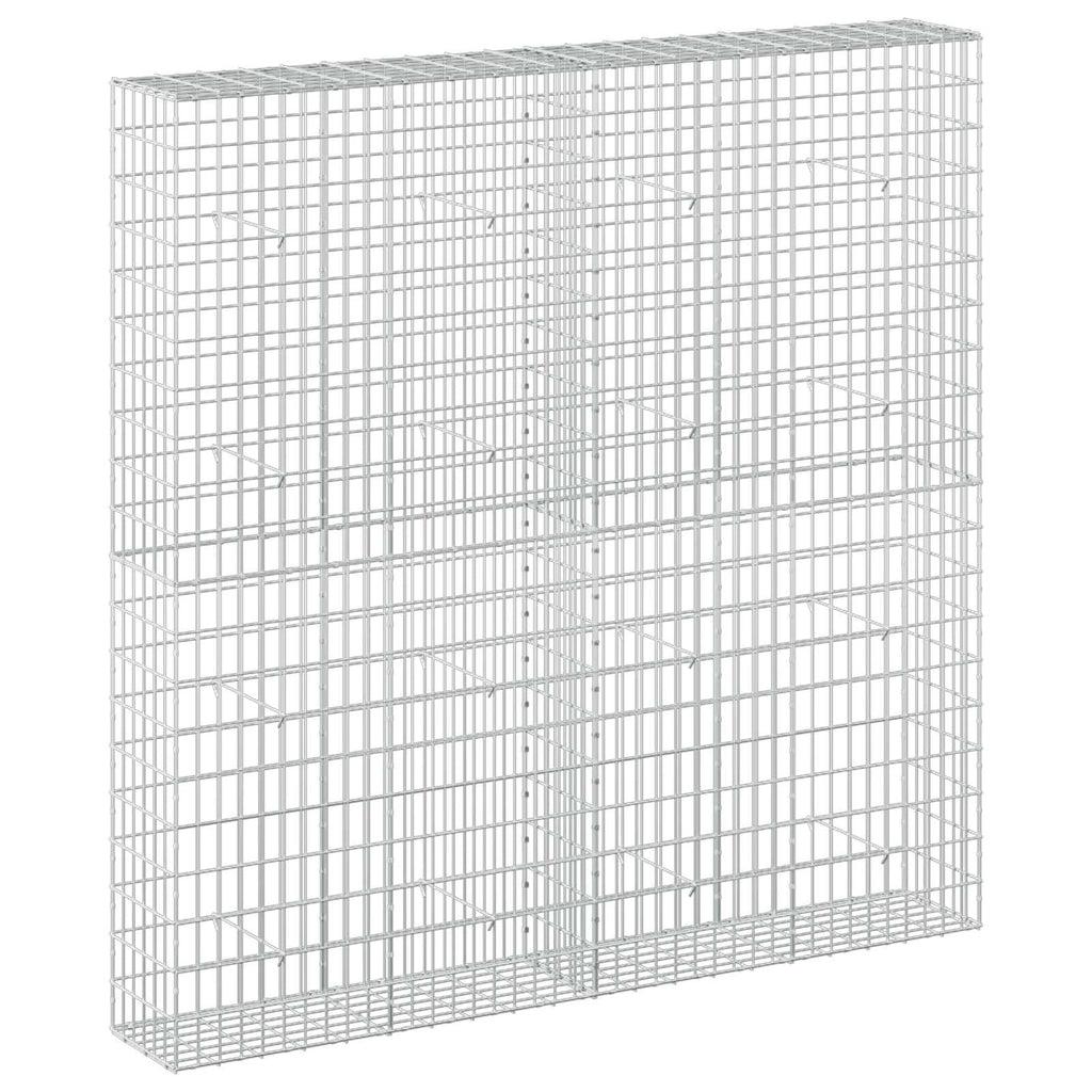 vidaXL Gabion z drutem 5 mm i siatką 5x10 cm 200x30x200 cm