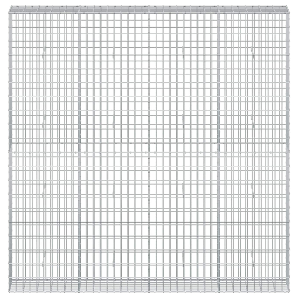 vidaXL Gabion z drutem 5 mm i siatką 5x10 cm 200x30x200 cm