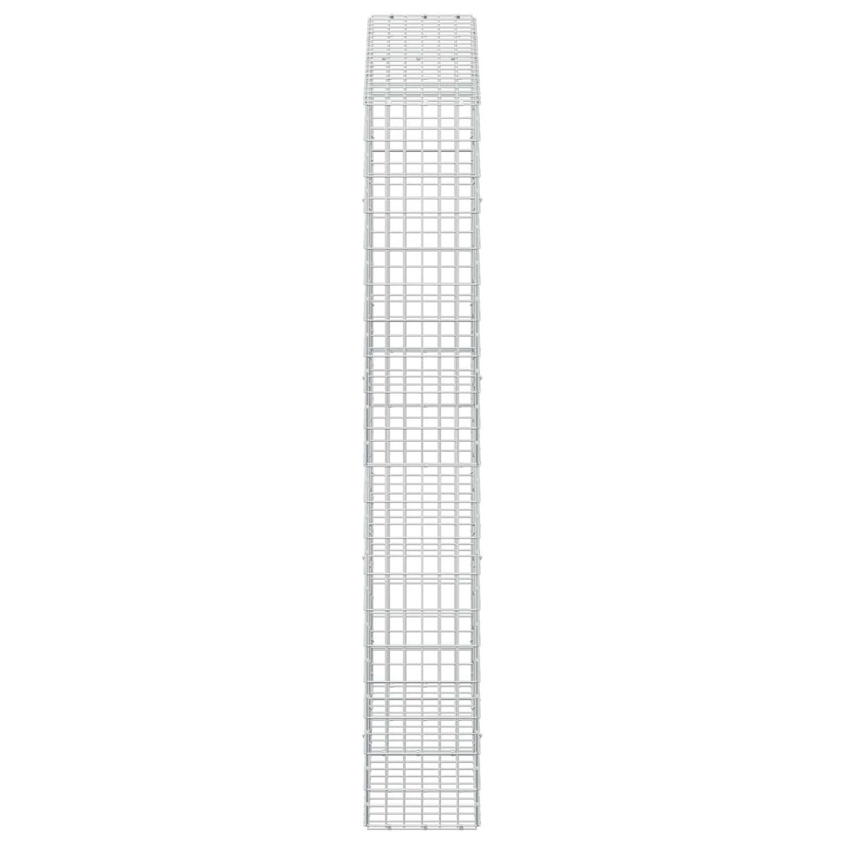 vidaXL Gabion z drutem 5 mm i siatką 5x10 cm 200x30x200 cm