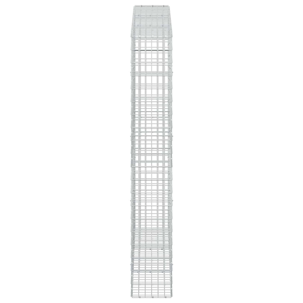 vidaXL Gabion z drutem 5 mm i siatką 5x10 cm 300x30x200 cm