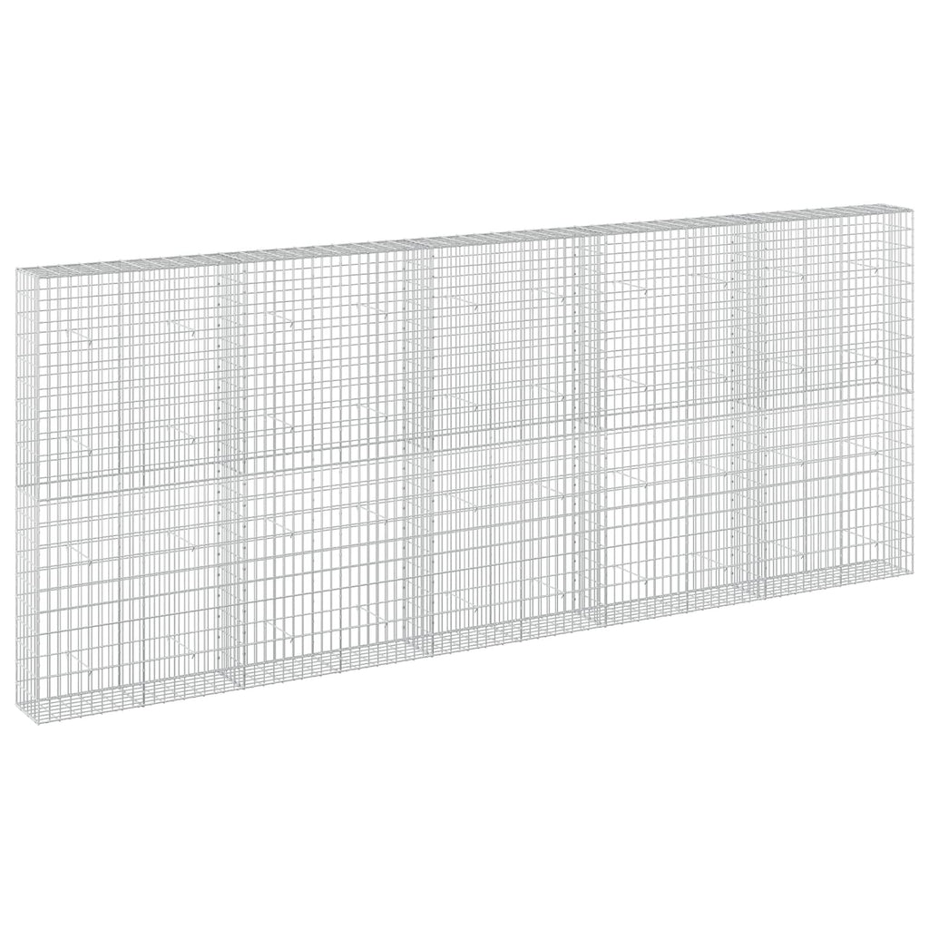 vidaXL Gabion z drutem 5 mm i siatką 5x10 cm 500x30x200 cm