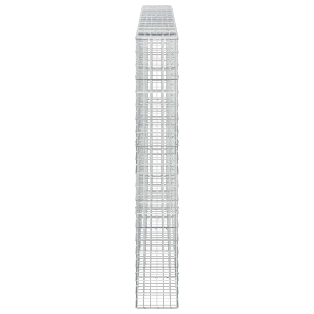 vidaXL Gabion z drutem 5 mm i siatką 5x10 cm 500x30x200 cm