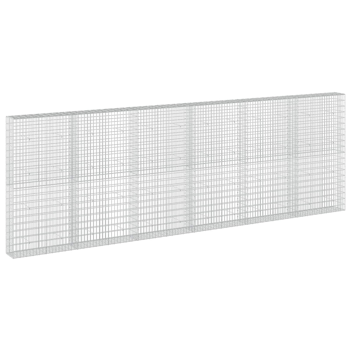 vidaXL Gabion z drutem 5 mm i siatką 5x10 cm 600x30x200 cm