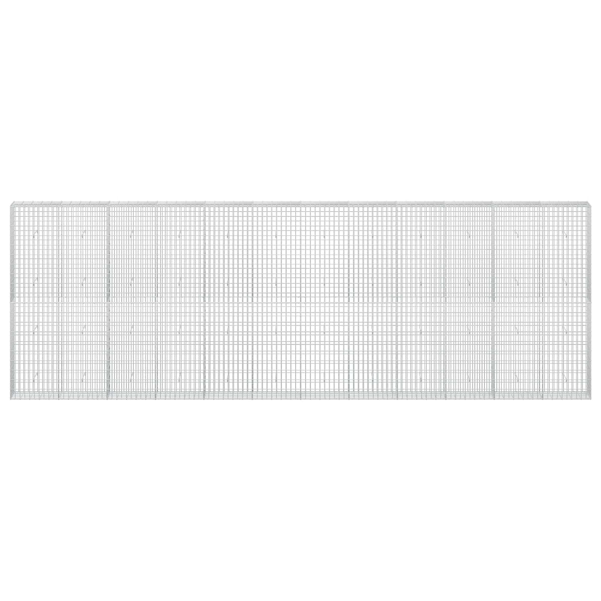 vidaXL Gabion z drutem 5 mm i siatką 5x10 cm 600x30x200 cm