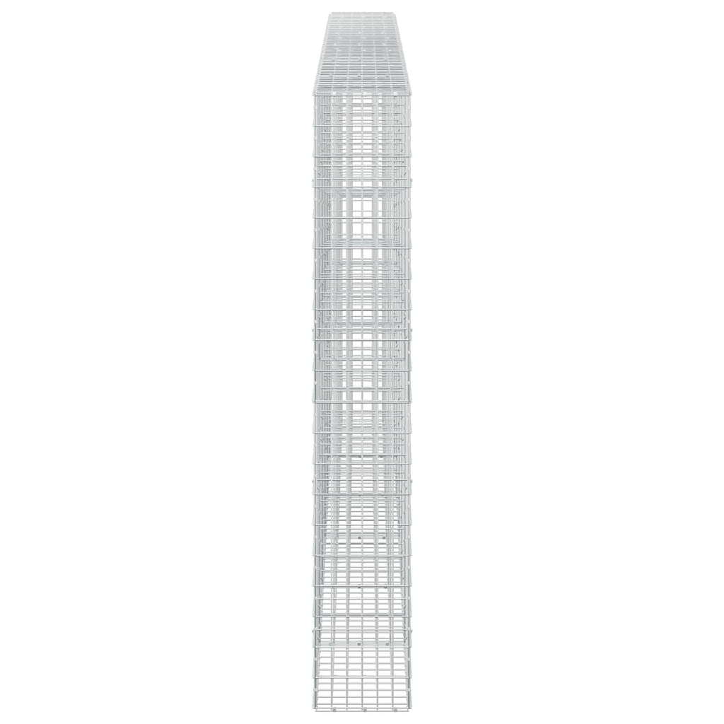 vidaXL Gabion z drutem 5 mm i siatką 5x10 cm 600x30x200 cm