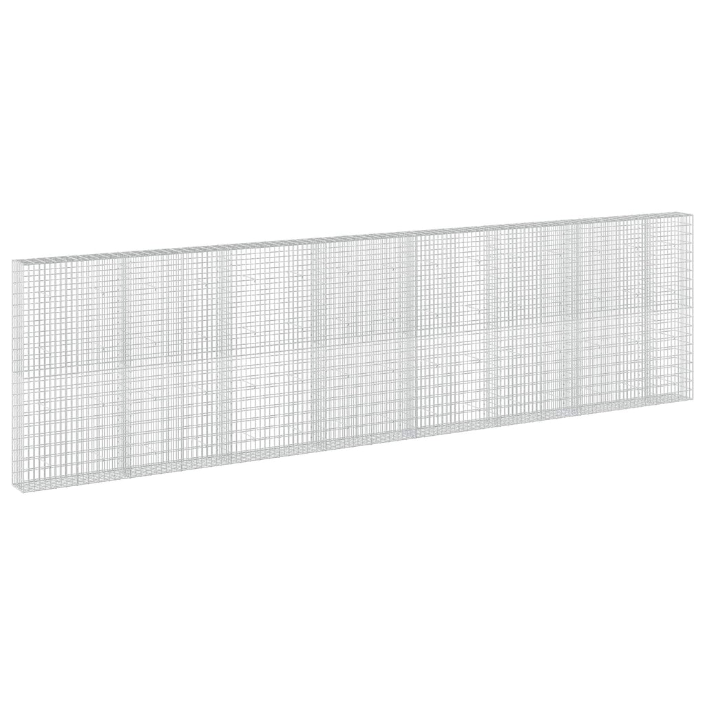 vidaXL Gabion z drutem 5 mm i siatką 5x10 cm 750x30x200 cm