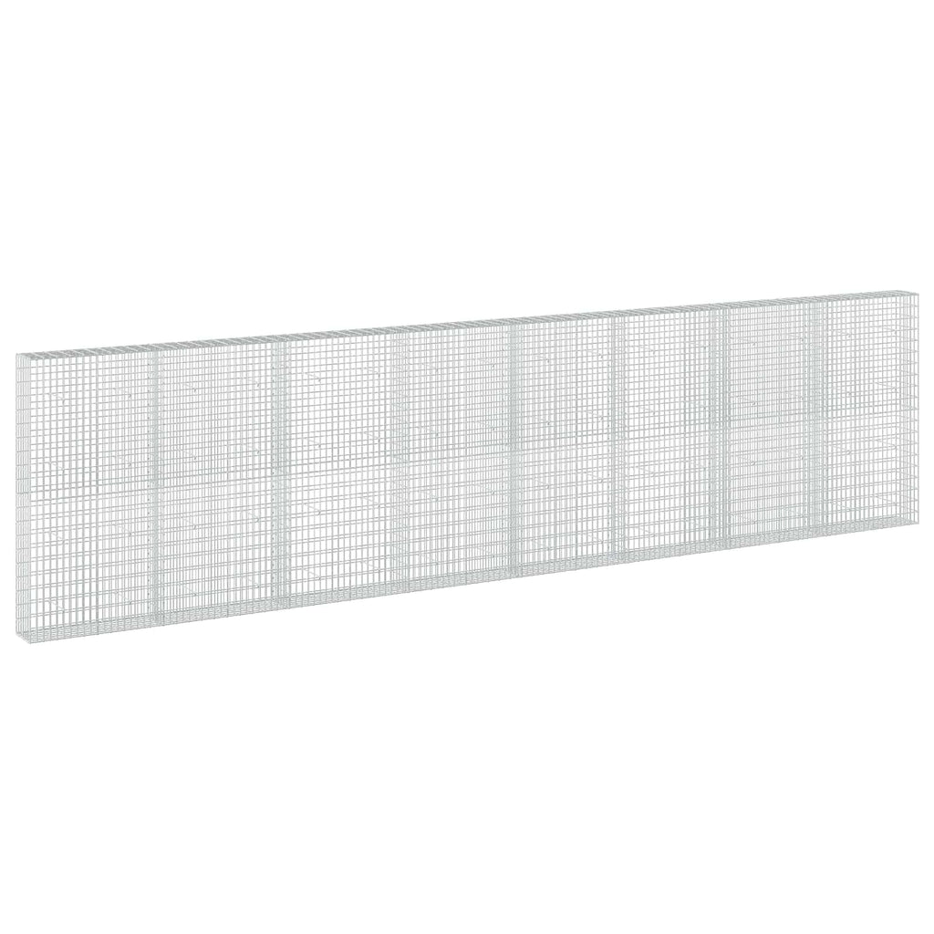 vidaXL Gabion z drutem 5 mm i siatką 5x10 cm 800x30x200 cm