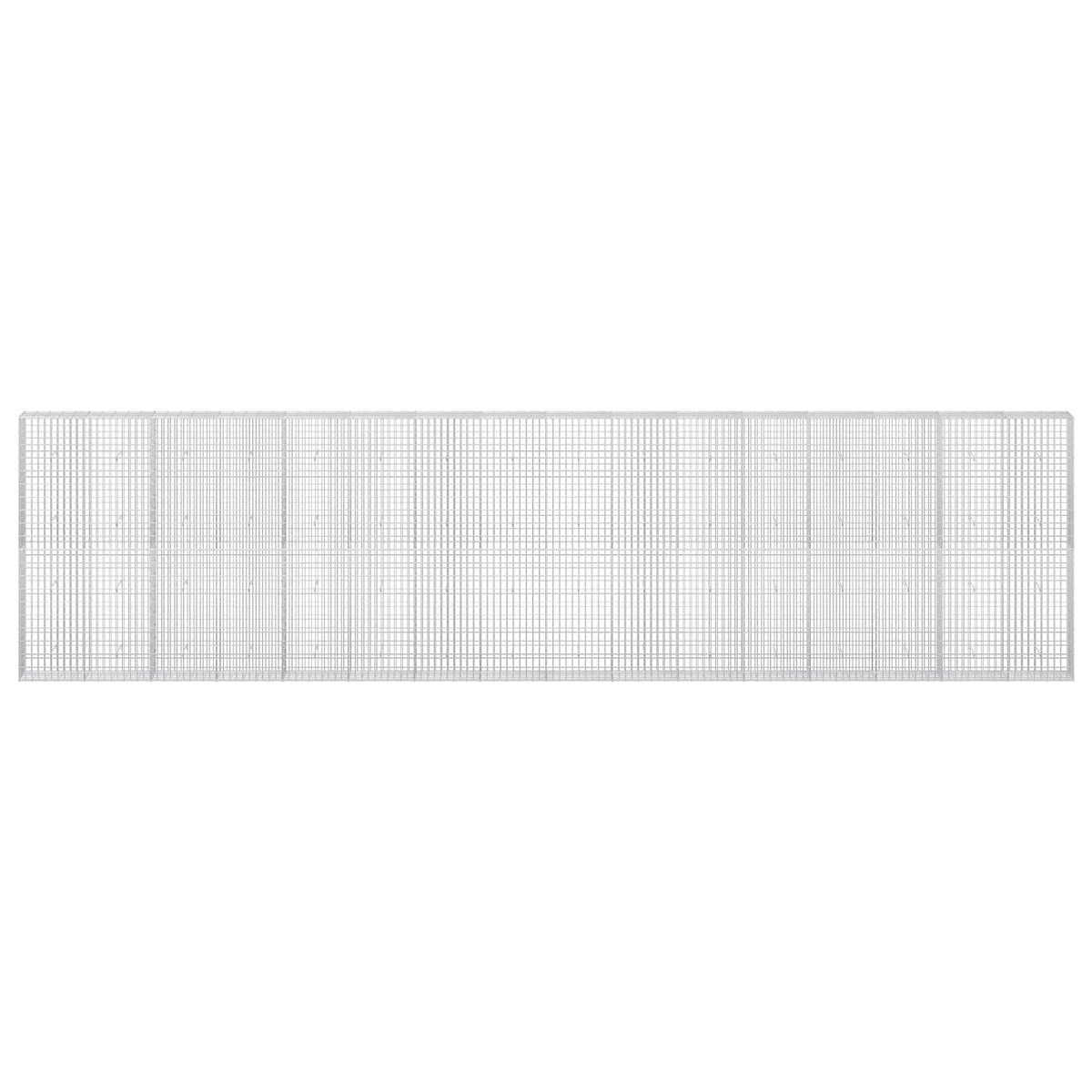 vidaXL Gabion z drutem 5 mm i siatką 5x10 cm 800x30x200 cm