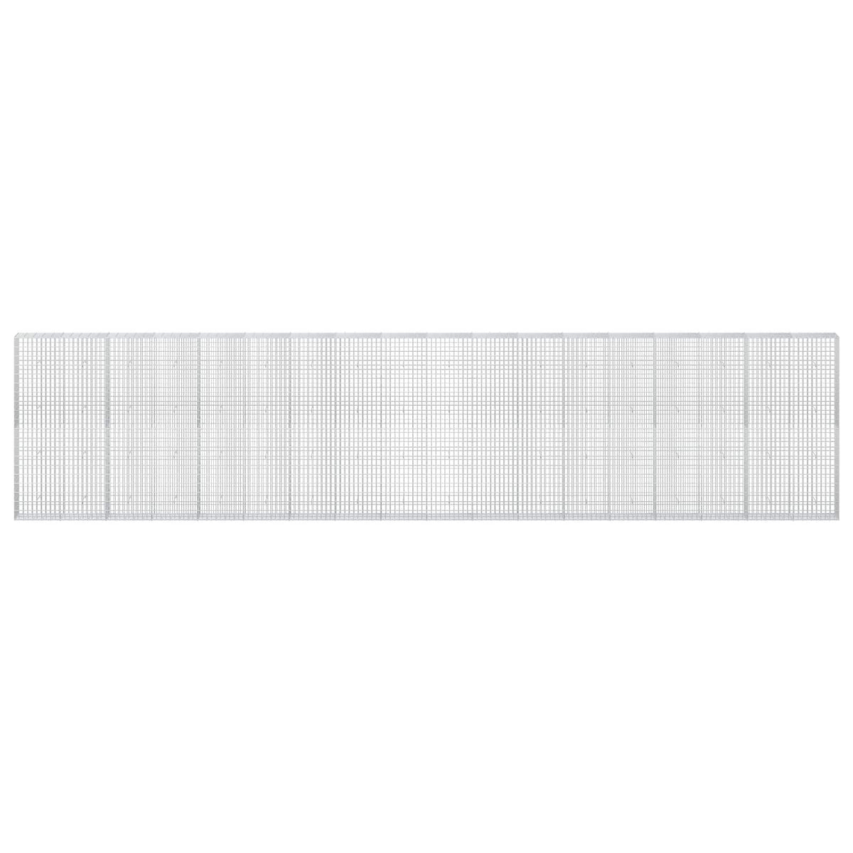 vidaXL Gabion z drutem 5 mm i siatką 5x10 cm 900x30x200 cm